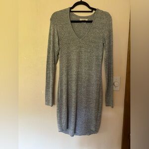 Knit long sleeve dress